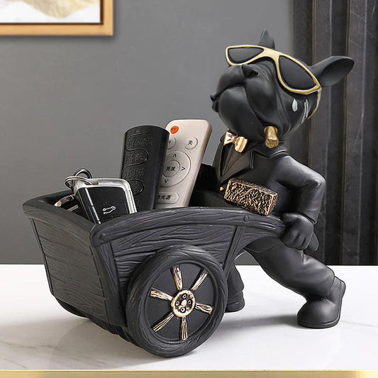 bulldog carrying cart