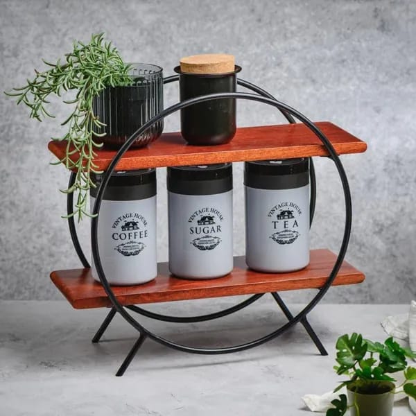 Ruma Round Wooden Cake Stand