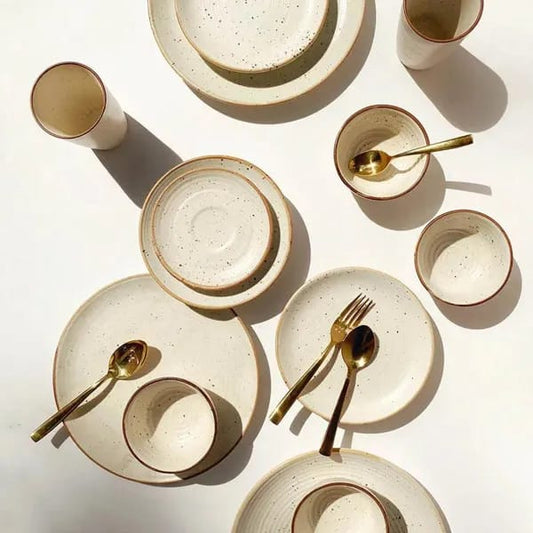 Galenta Handmade Dinner Set - Fifty Six Piece Set