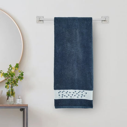 Colour Refresh Essence Cotton Embroidered Bath Towel