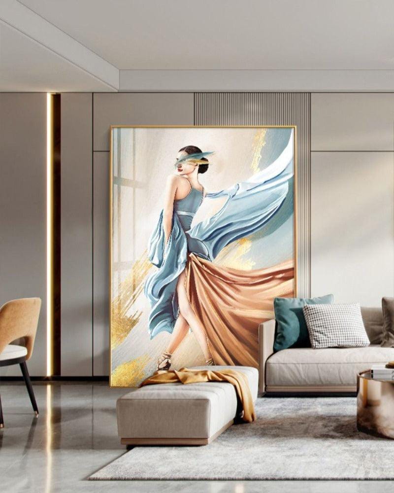 flowing beauty wall art