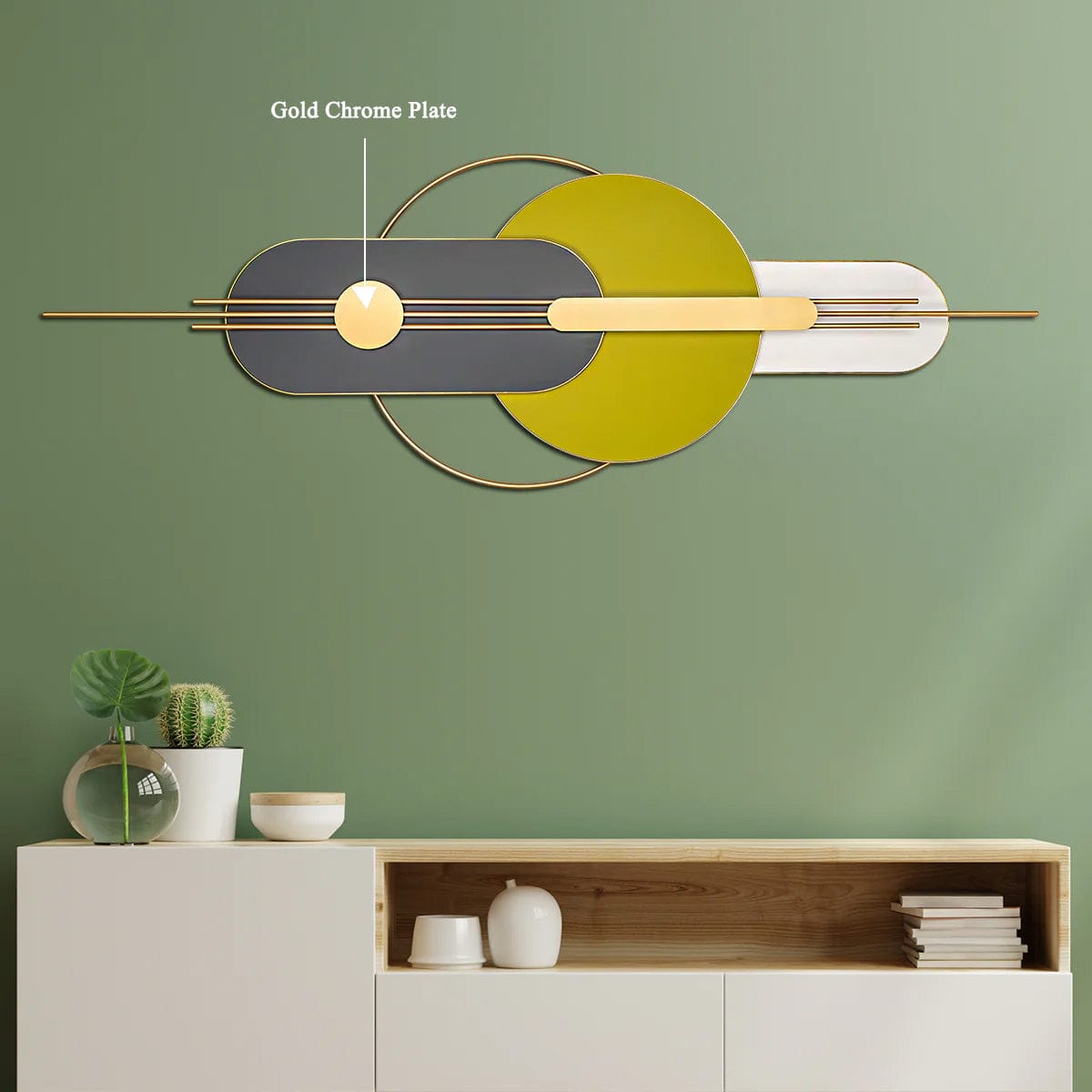 Infinite Fusion Metallic Wall Decor
