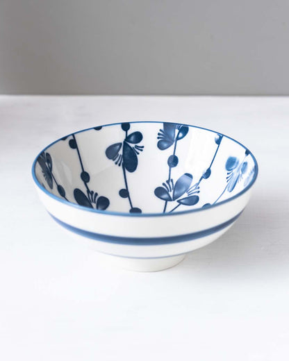 Dainty Blue & White Katoris - Set of 6