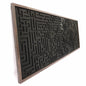Geometric Wood Maze Wall Art for Bedroom Decor – Long Maze Design in Wood Frame – Perfect Wall Hanging for a Stylish Touch.