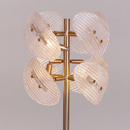 Do the Right Thing (Gold, Black) Marble Crystal Table Lamp
