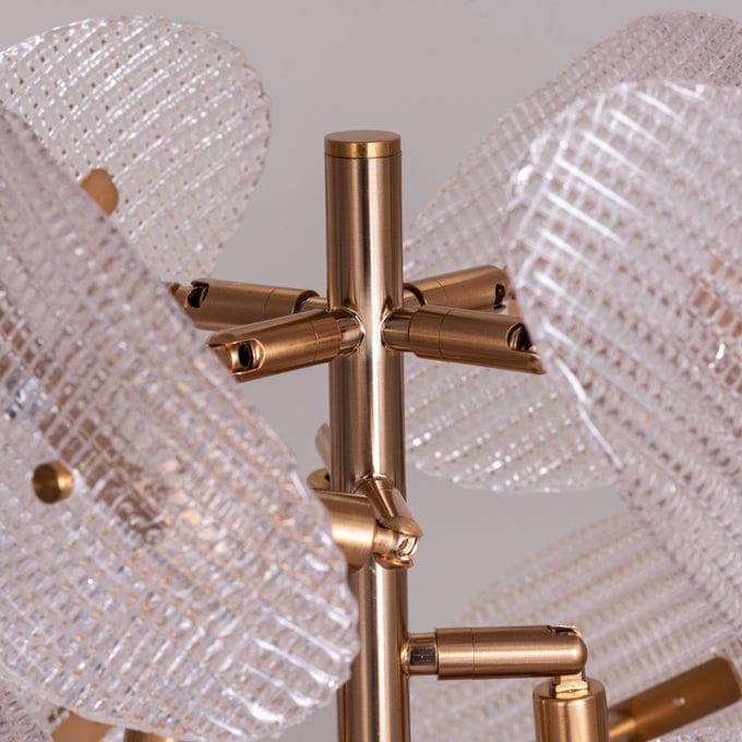 Do the Right Thing (Gold, Black) Marble Crystal Table Lamp