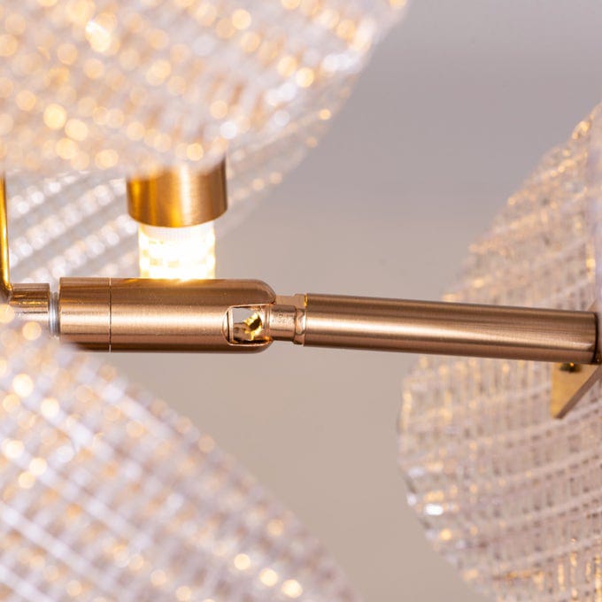 Do the Right Thing (Gold, Black) Marble Crystal Table Lamp