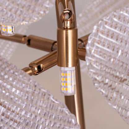Do the Right Thing (Gold, Black) Marble Crystal Table Lamp