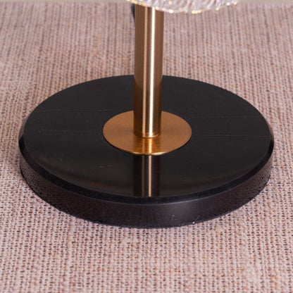 Do the Right Thing (Gold, Black) Marble Crystal Table Lamp