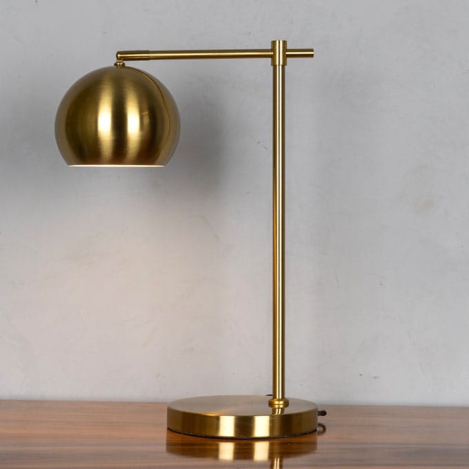 Rumor Mill (Gold) Study Table Lamp