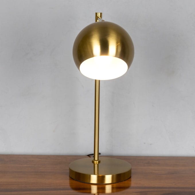 Rumor Mill (Gold) Study Table Lamp