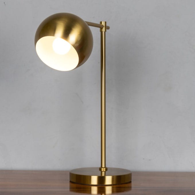Rumor Mill (Gold) Study Table Lamp