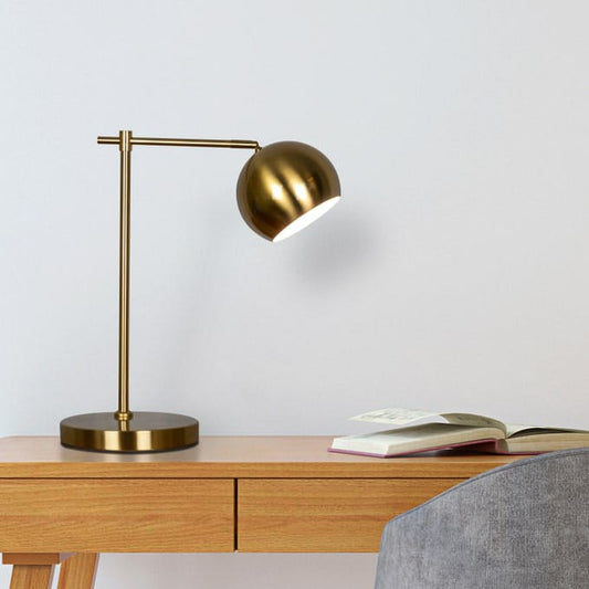 Rumor Mill (Gold) Study Table Lamp