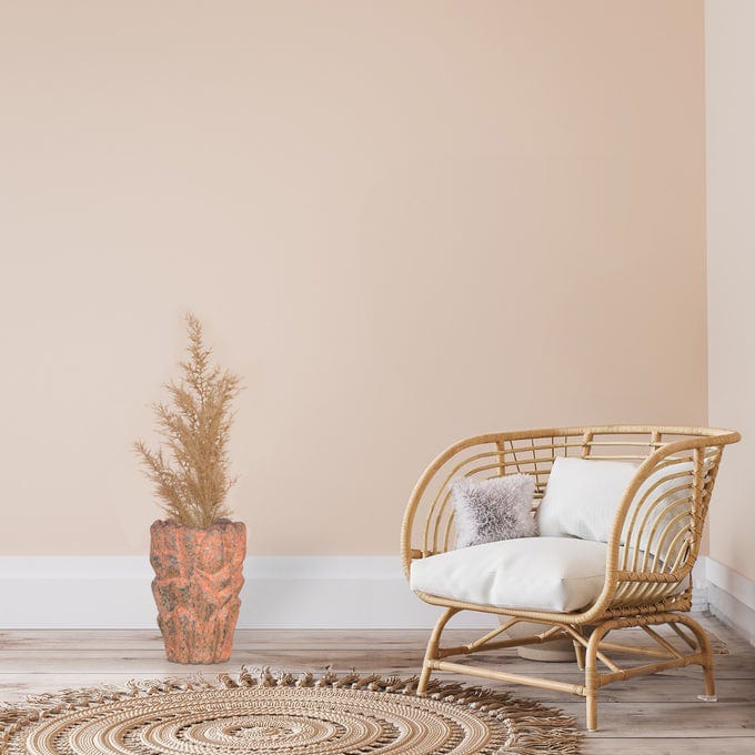 Dusk Duty (Peach / Dark Grey) Ceramic Planter