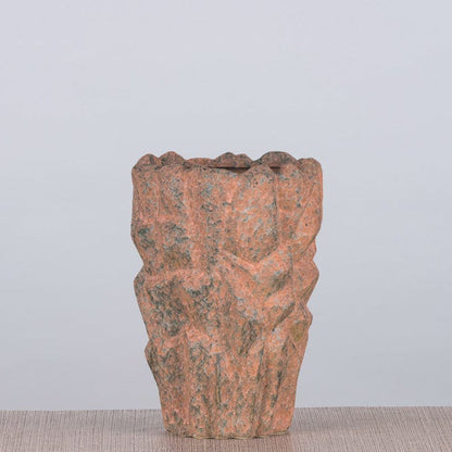 Dusk Duty (Peach / Dark Grey) Ceramic Planter
