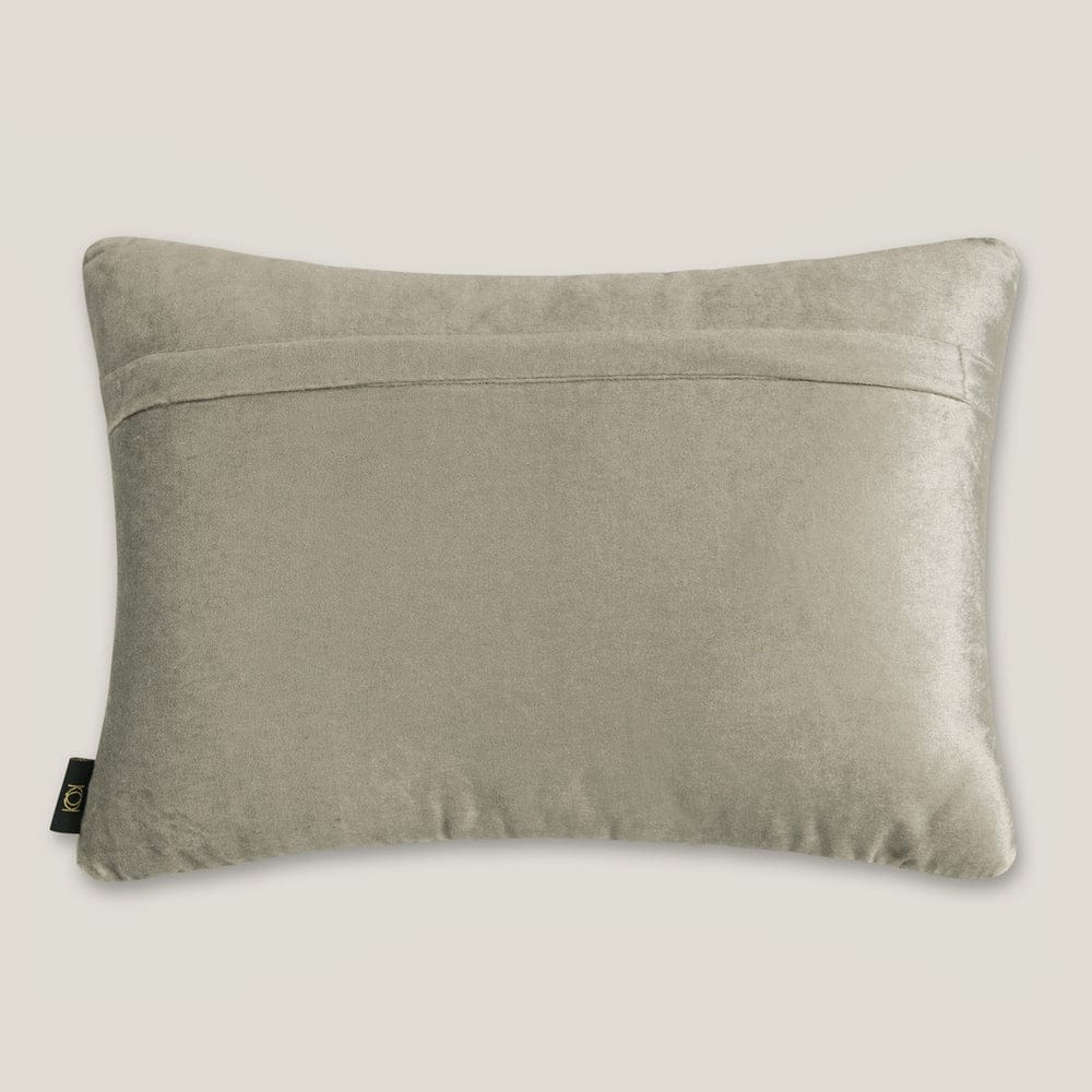 Brillar Emb. Grey Velvet Cushion Cover