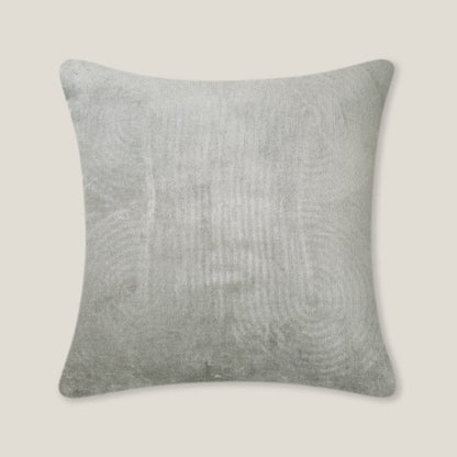 Jade Light Grey Emb. Velvet Cushion Cover
