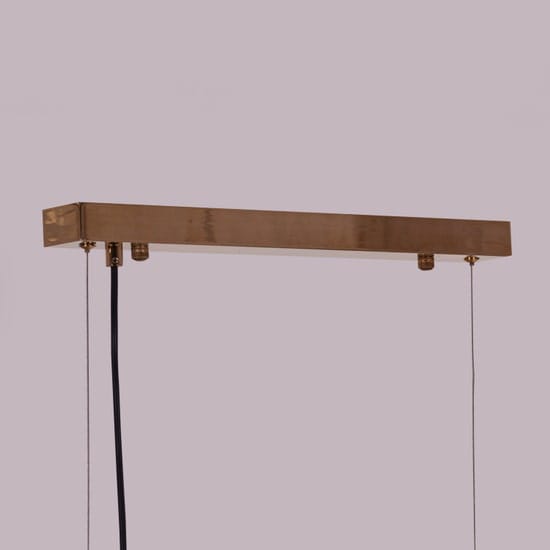 In The Clouds (Gold, LED) Stone Veneer Pendant Light