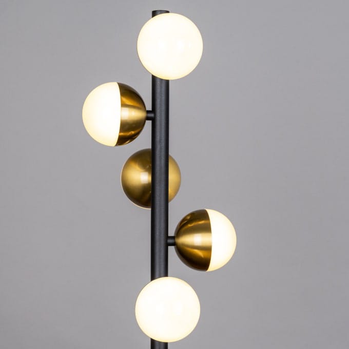 Rest Is History (Gold) Marble Floor Lamp