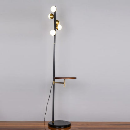 Rest Is History (Gold) Marble Floor Lamp
