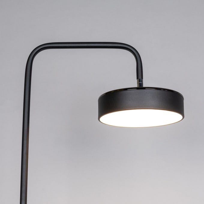 New In Neutral (Black) Marble Floor Lamp