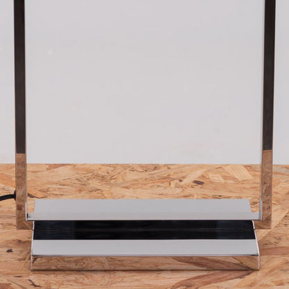 Silent Treatment (Chrome, Rose Taupe) Floor Lamp