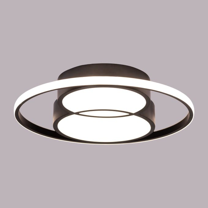 Nip In The Air (Black, Dimmable LED with Remote Control) Ceiling Light