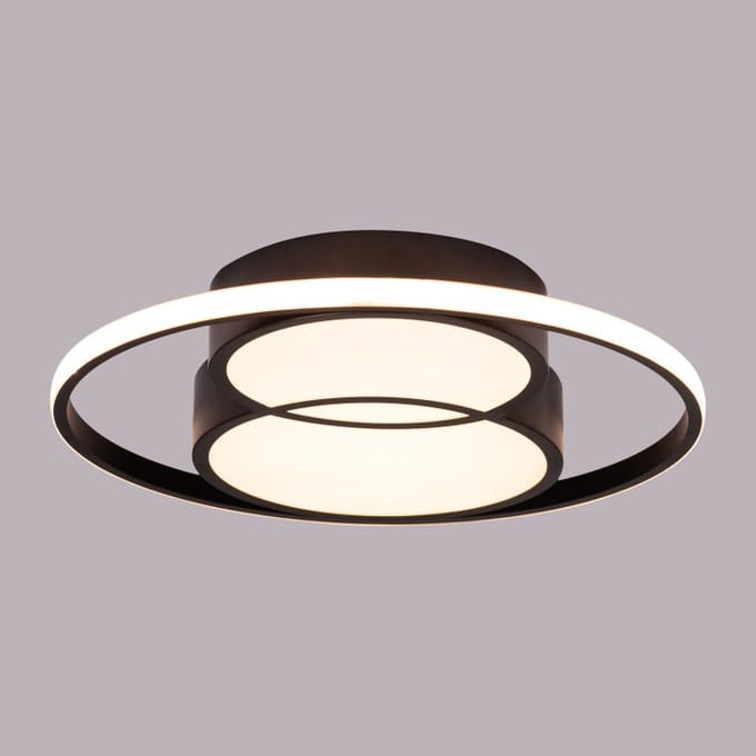 Nip In The Air (Black, Dimmable LED with Remote Control) Ceiling Light