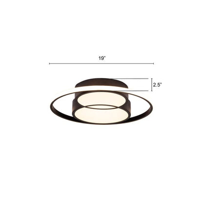 Nip In The Air (Black, Dimmable LED with Remote Control) Ceiling Light