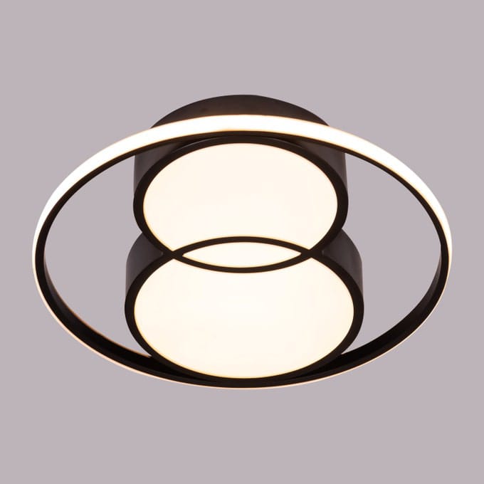 Nip In The Air (Black, Dimmable LED with Remote Control) Ceiling Light