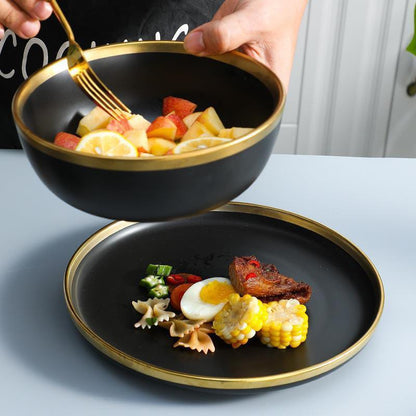 nore black dineware