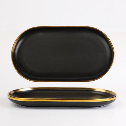 nore black dineware