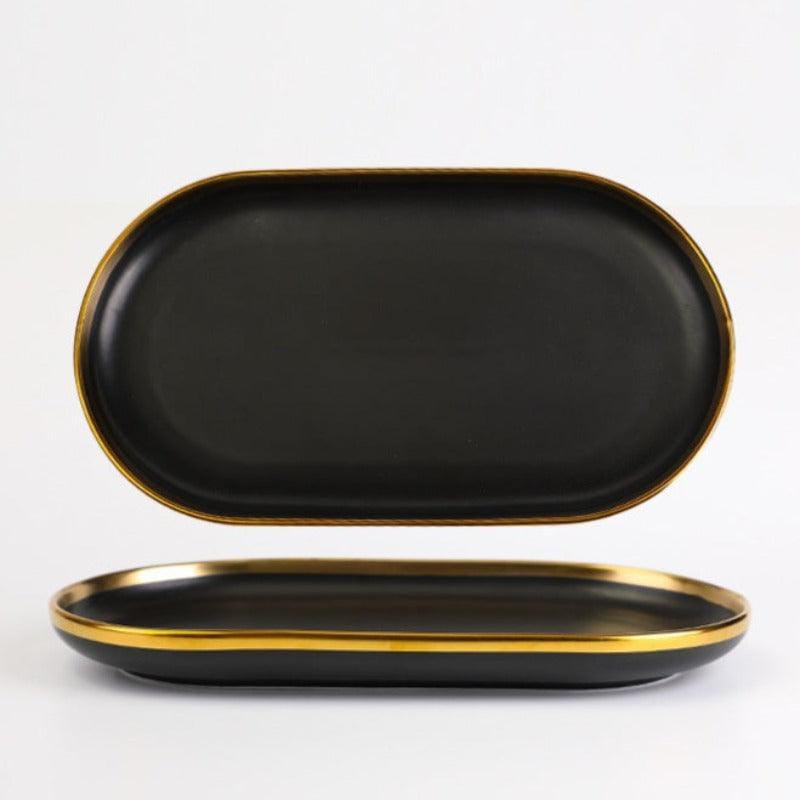 nore black dineware