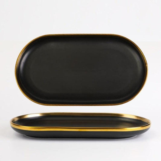 nore black dineware