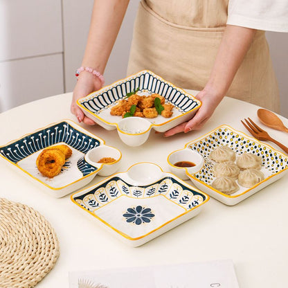 summer quirky plate - set of 4