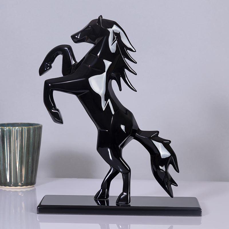 rearing horse sculpture
