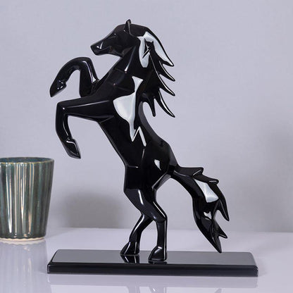rearing horse sculpture