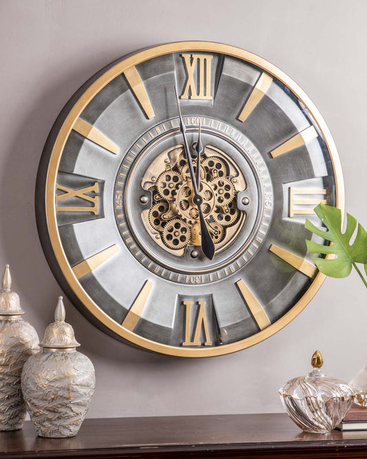 Gears of Eternity Wall Clock