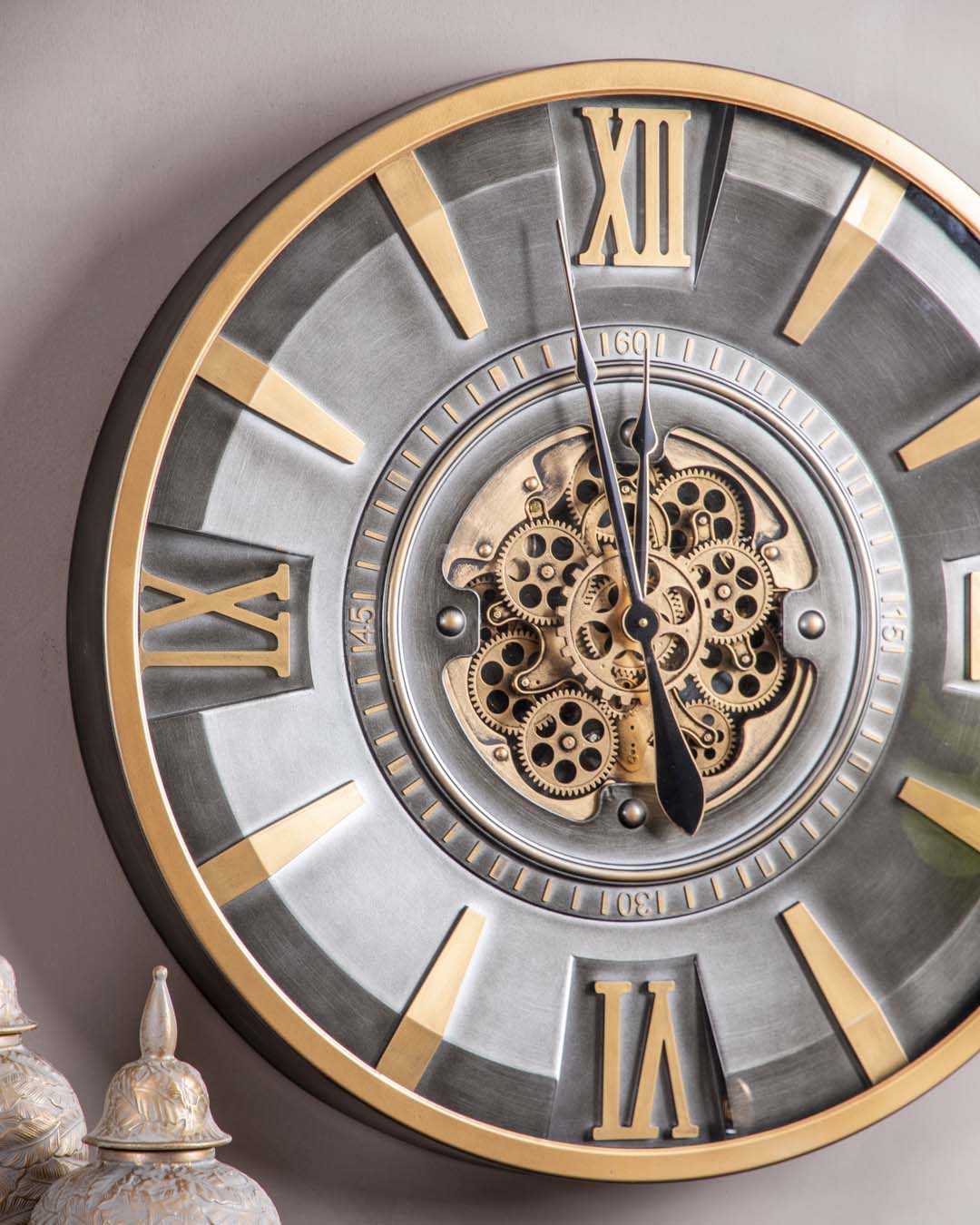 Gears of Eternity Wall Clock