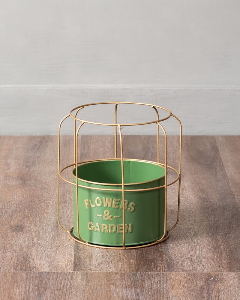 Flowers & Garden Planter - Green
