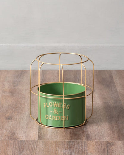 Flowers & Garden Planter - Green