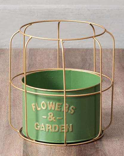 Flowers & Garden Planter - Green