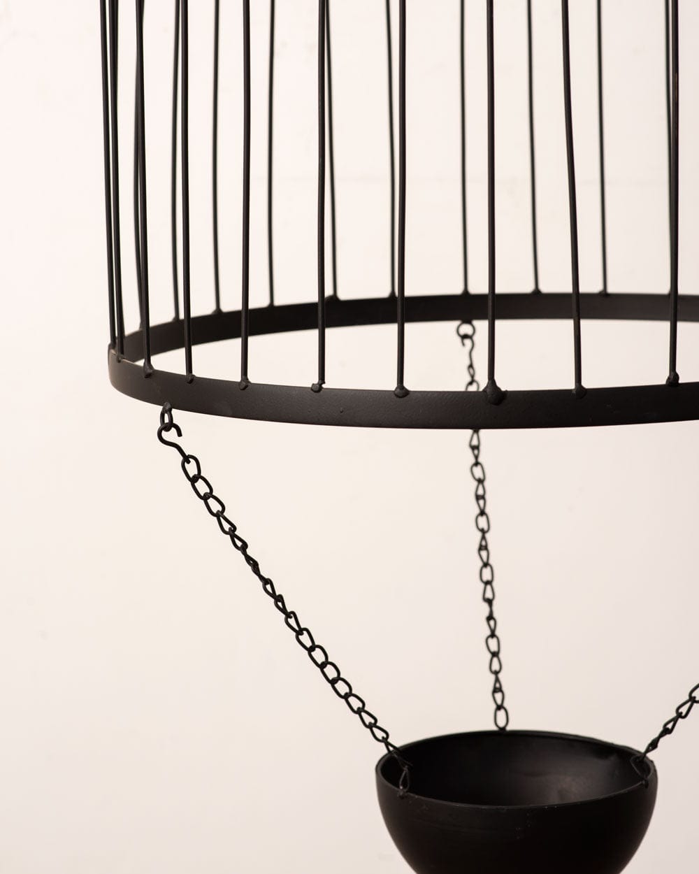 Decorative Hanging Cage Planter - Large