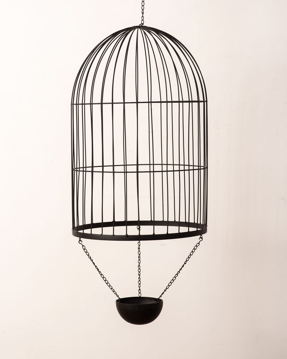 Decorative Hanging Cage Planter - Large