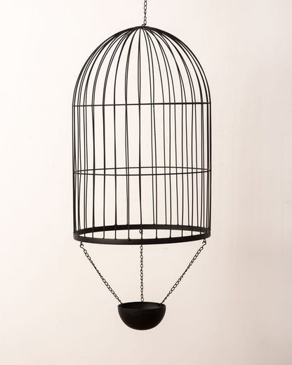 Decorative Hanging Cage Planter - Large