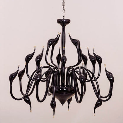 Set The Scene (Black, 3 Color Built-In LED) Chandelier