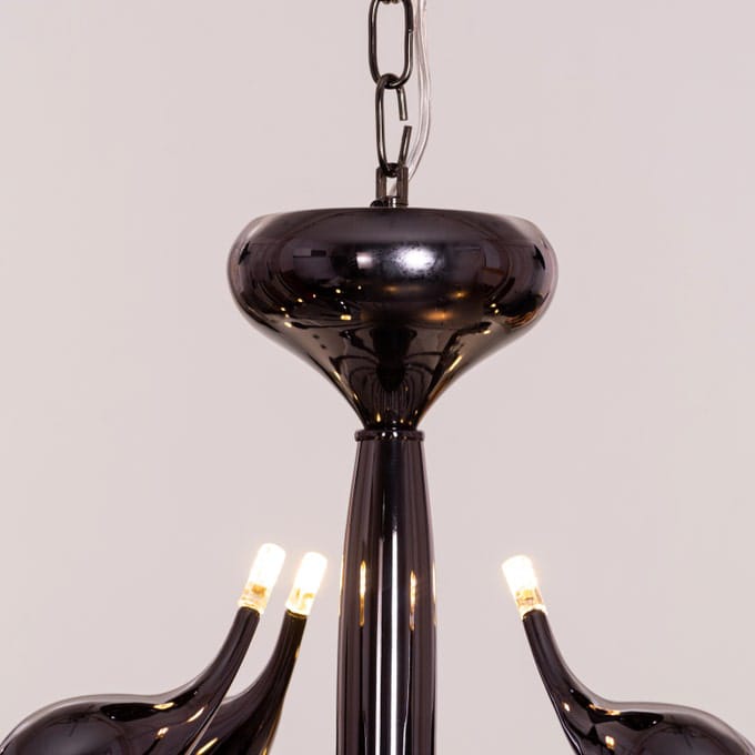 Set The Scene (Black, 3 Color Built-In LED) Chandelier