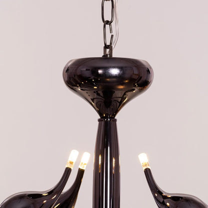 Set The Scene (Black, 3 Color Built-In LED) Chandelier