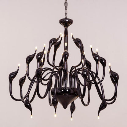 Set The Scene (Black, 3 Color Built-In LED) Chandelier