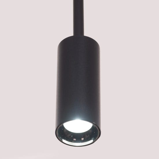 Ring On It (Black) 3 Color LED Chandelier